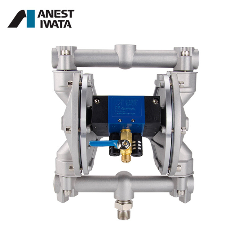 日本岩田DDP-120BN双隔膜泵浦 不锈钢气动隔膜泵浦水性漆喷漆泵浦